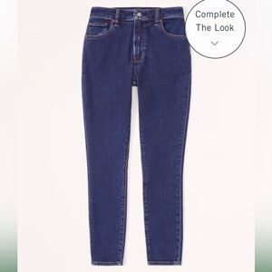 Abercrombie & Fitch High Rise Super Skinny Ankle Jeans